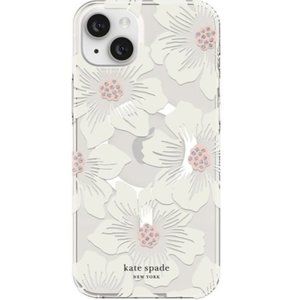 Kate Spade New York White Floral Protective Case for iPhone 14 Plus MagSafe NWT